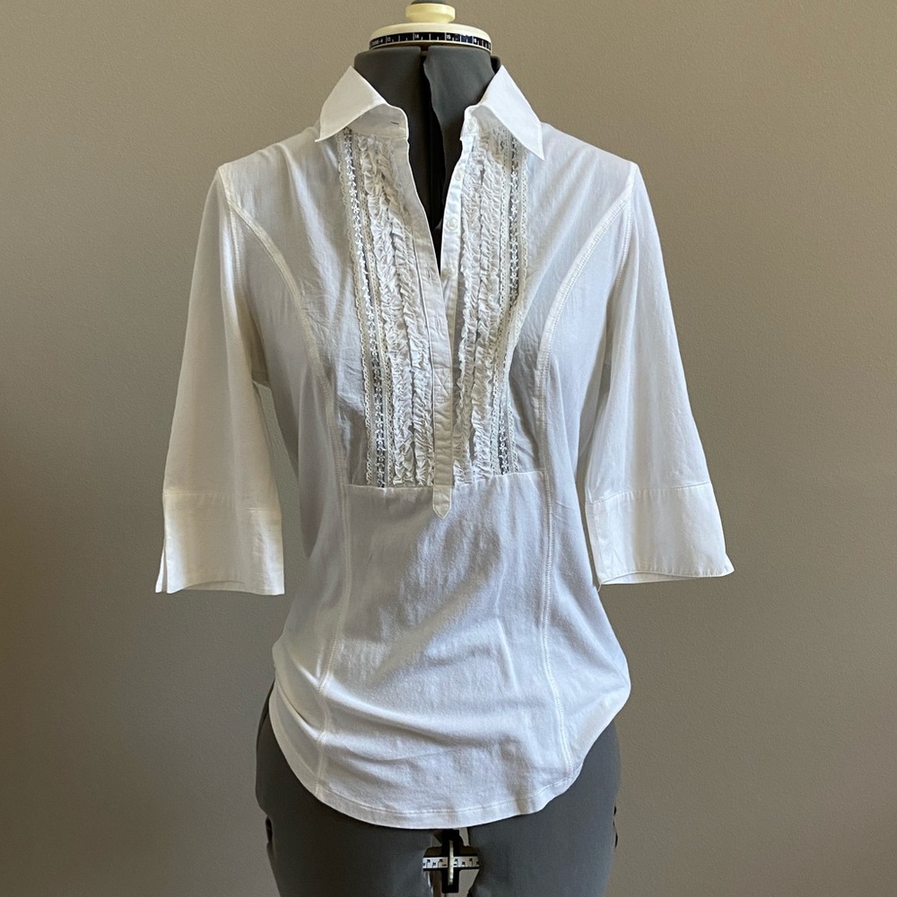 White Cabi blouse